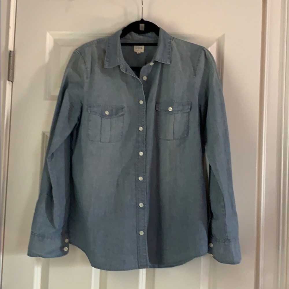 Chambray/Denim button-up from J.Crew